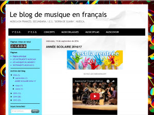 blog de música en francés
